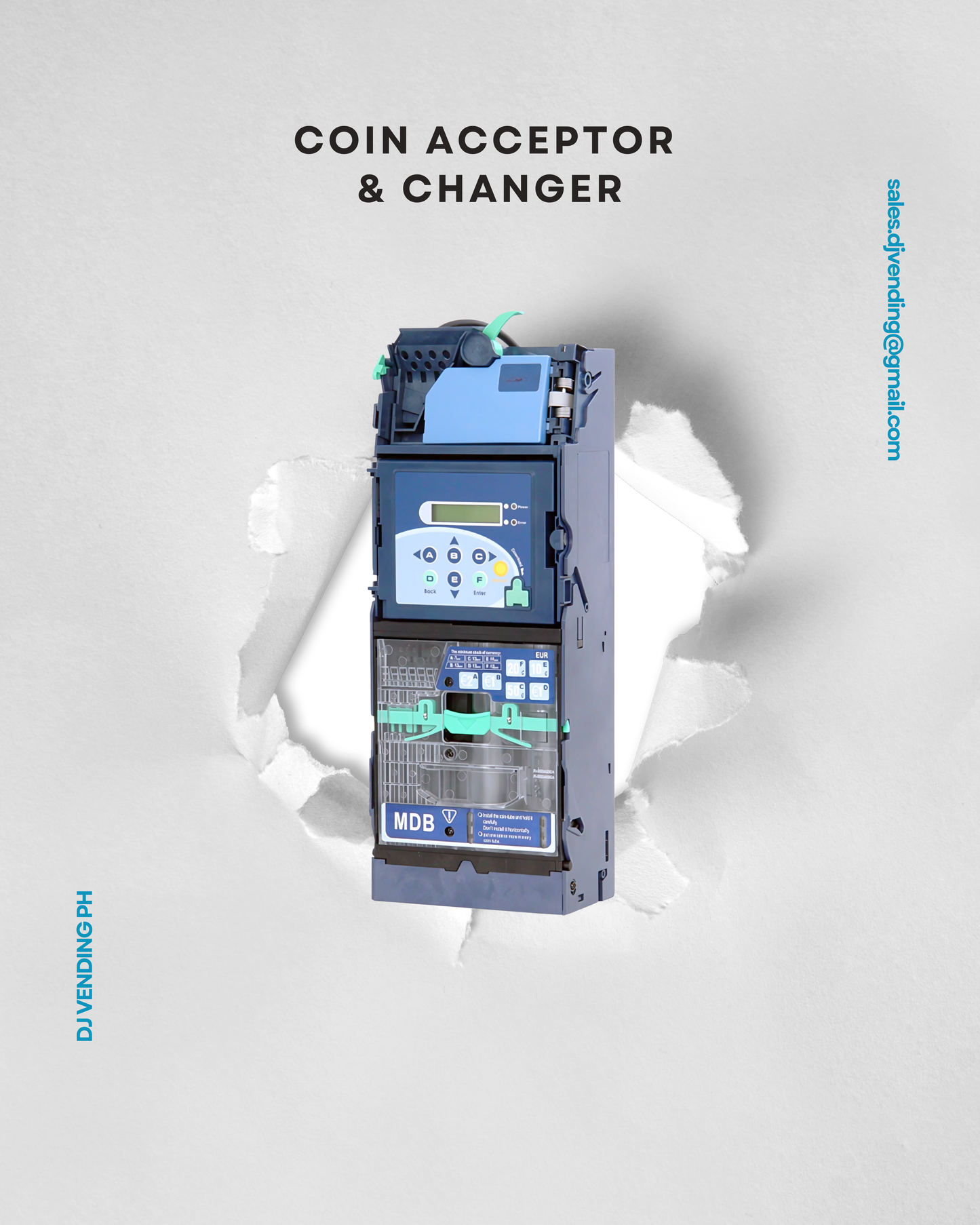 Coin Acceptor with Changer