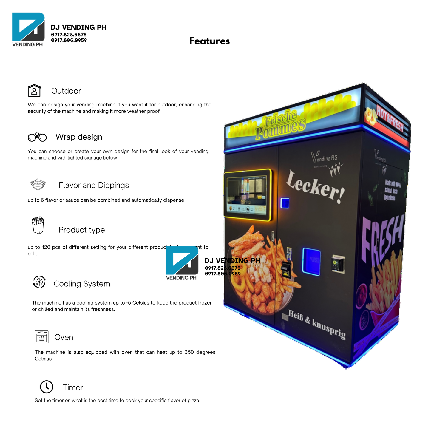 Frying Vending Machine