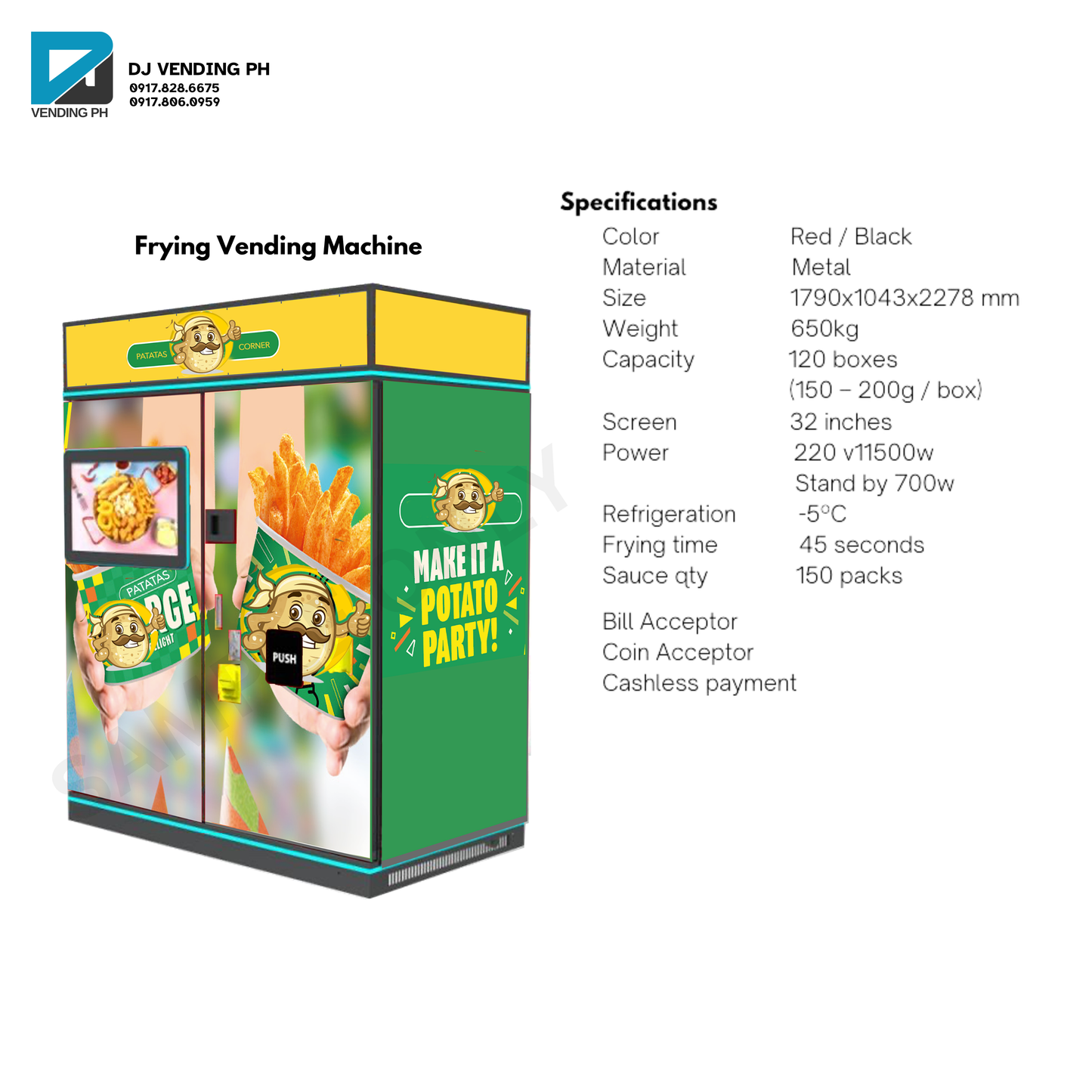 Frying Vending Machine