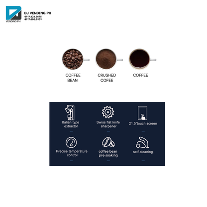 Hot and Iced Coffee Vending Machine