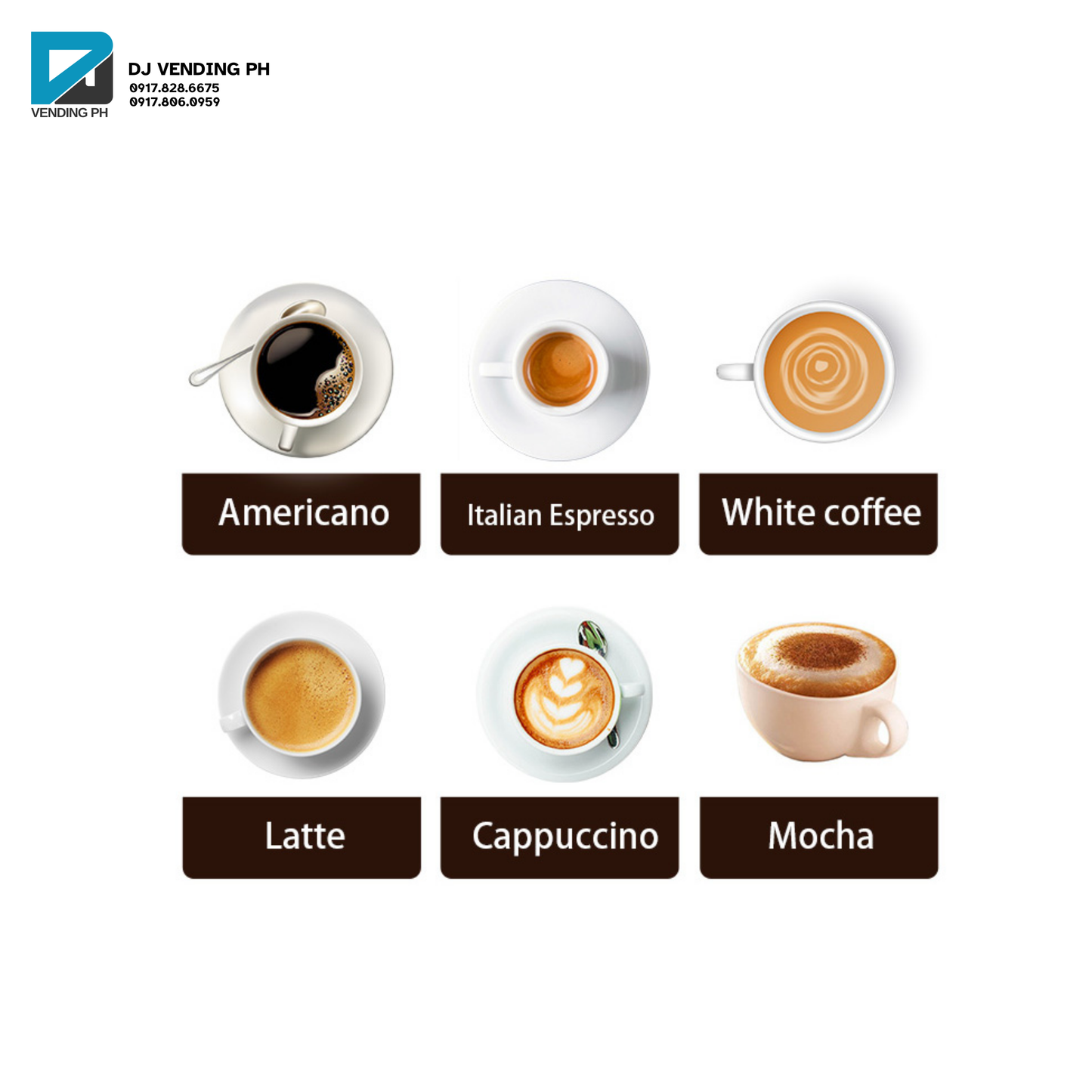 Hot and Iced Coffee Vending Machine