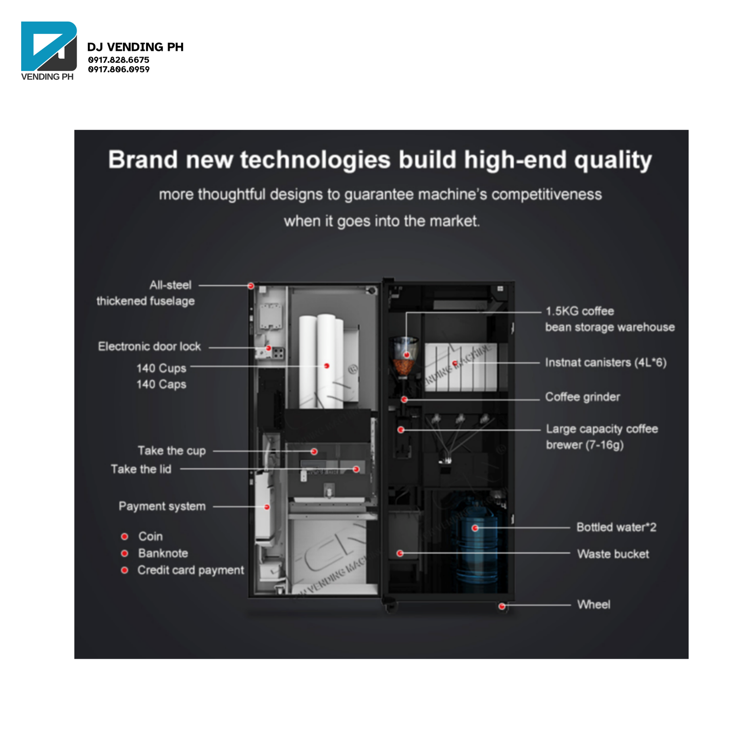 Hot Coffee Vending Machine