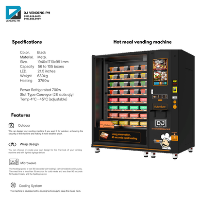 Hot meal Vending Machine