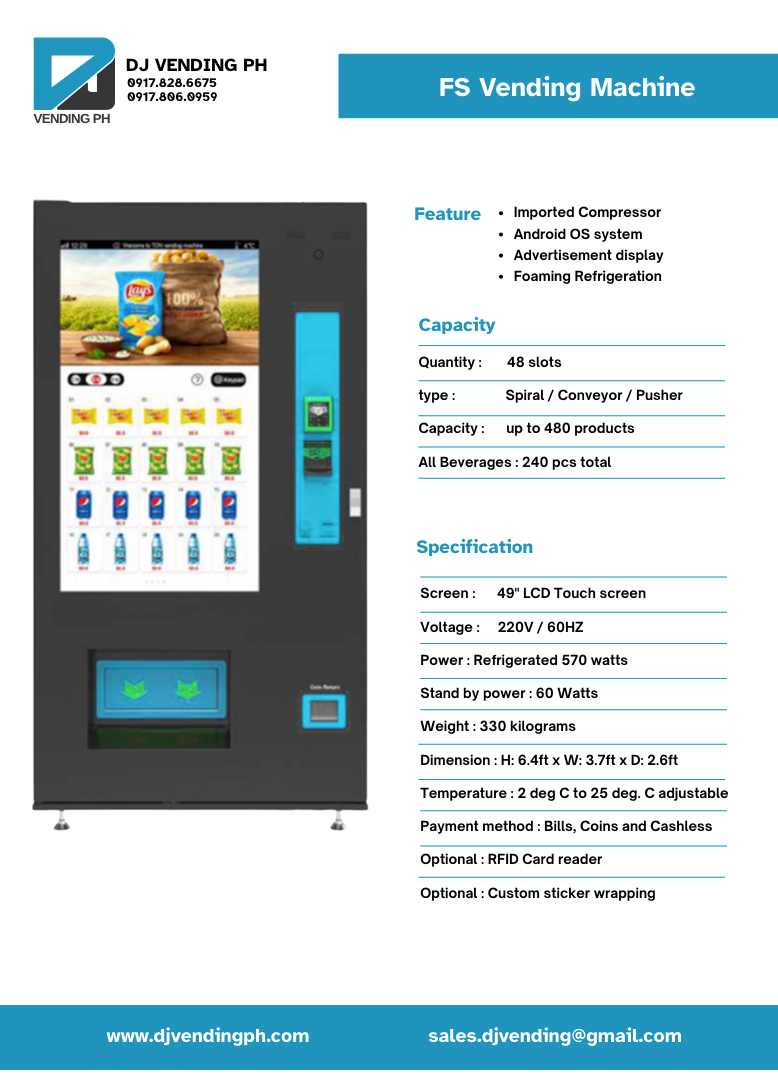 Full Screen XL Vending Machine