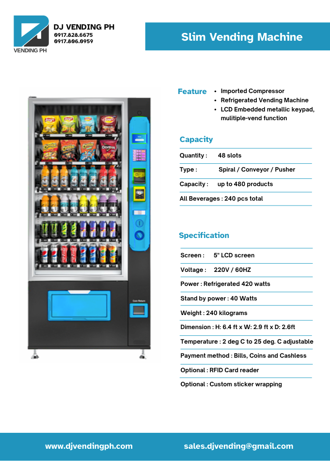 Slim Vending Machine