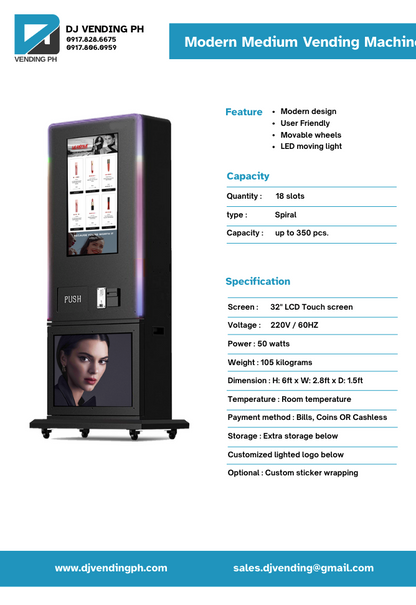 Medium Modern Vending Machine